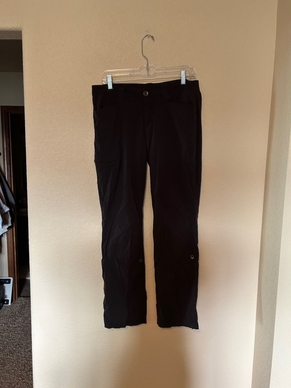 Women’s Black Stretch Travel Pants